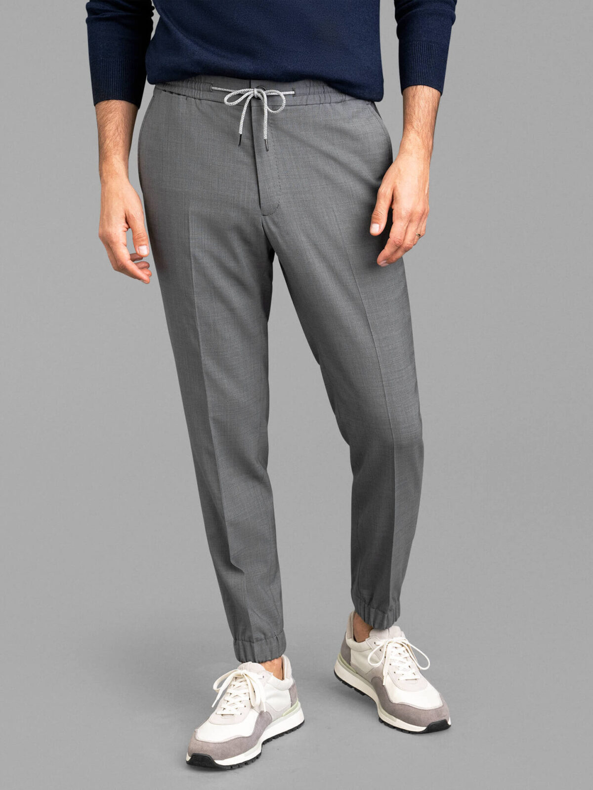 Men's Trousers Elastic Waistband Sides Buttons Workout Jogger Pants  Sweatpants Sport Pants