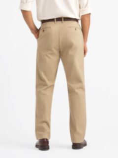Japanese Beige Heavyweight Stretch Chino - Custom Fit Pants