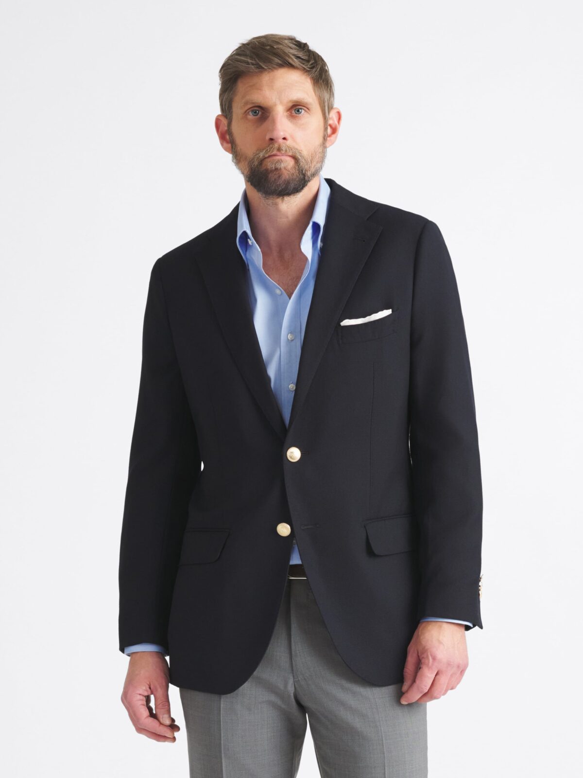 Navy Newport Jacket - Custom Fit Tailored Clothing