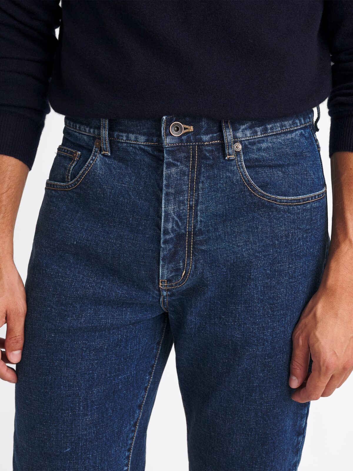 9/sprojectデニム カラーindigo サイズS Japanese 12oz Mid Wash Indigo Stretch Jeans - Custom Fit Pants