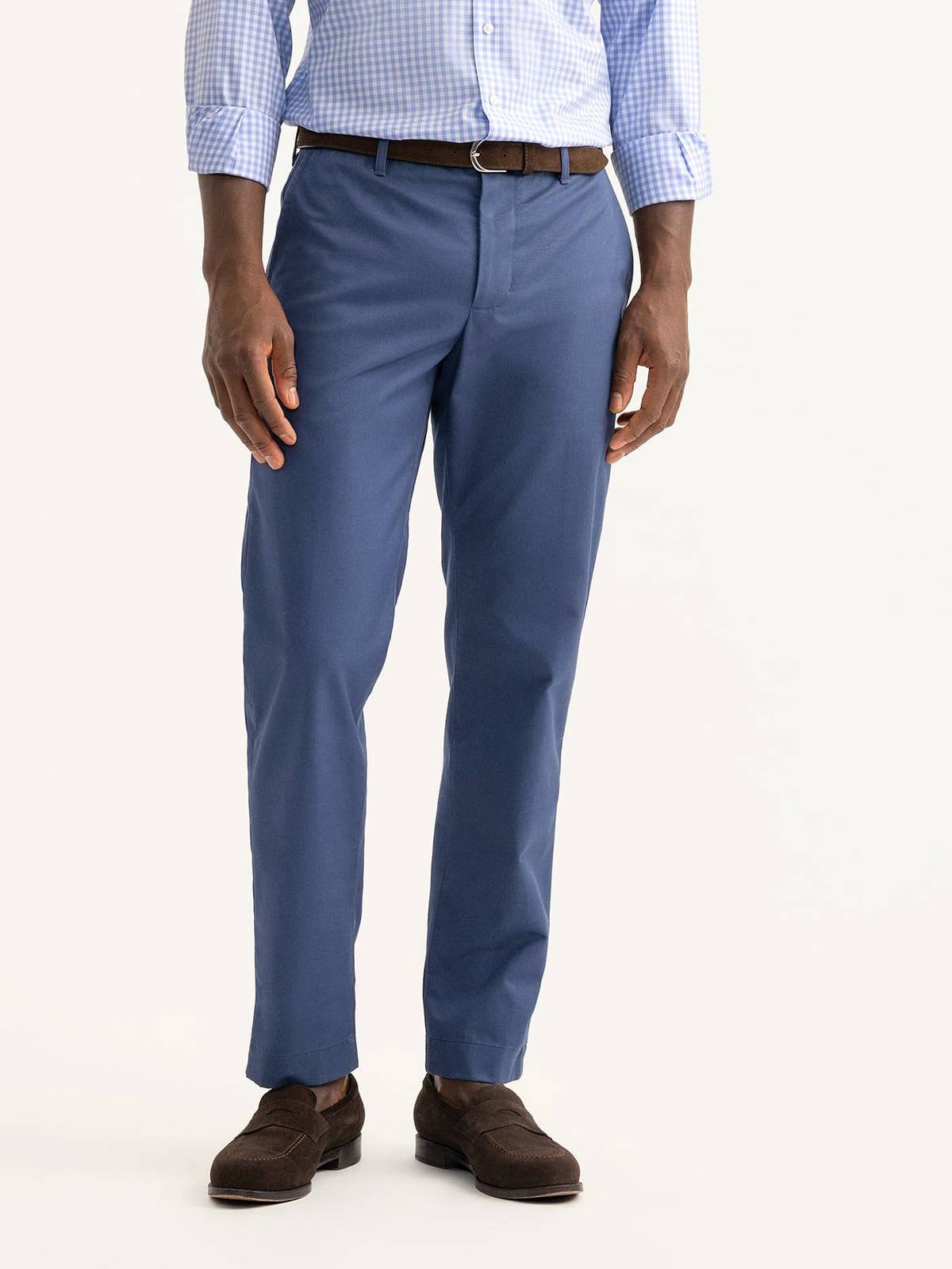 Slate Non-Iron Stretch Chino - Custom Fit Pants