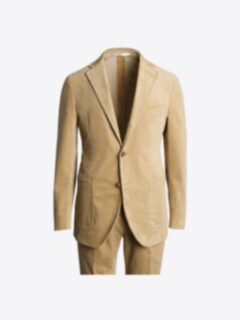 Shop Beige Corduroy Stretch Waverly Suit