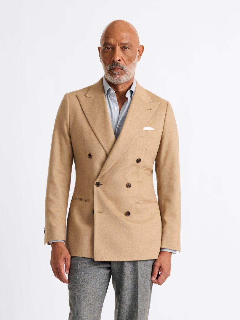 Double Breasted Camelhair Jacket Thumb Detail