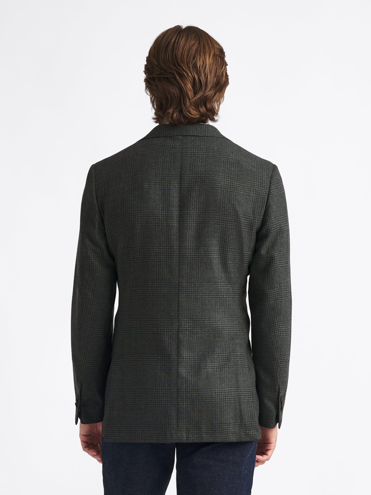 Drago Forest Glen Plaid Flannel Bedford Jacket - Custom Fit