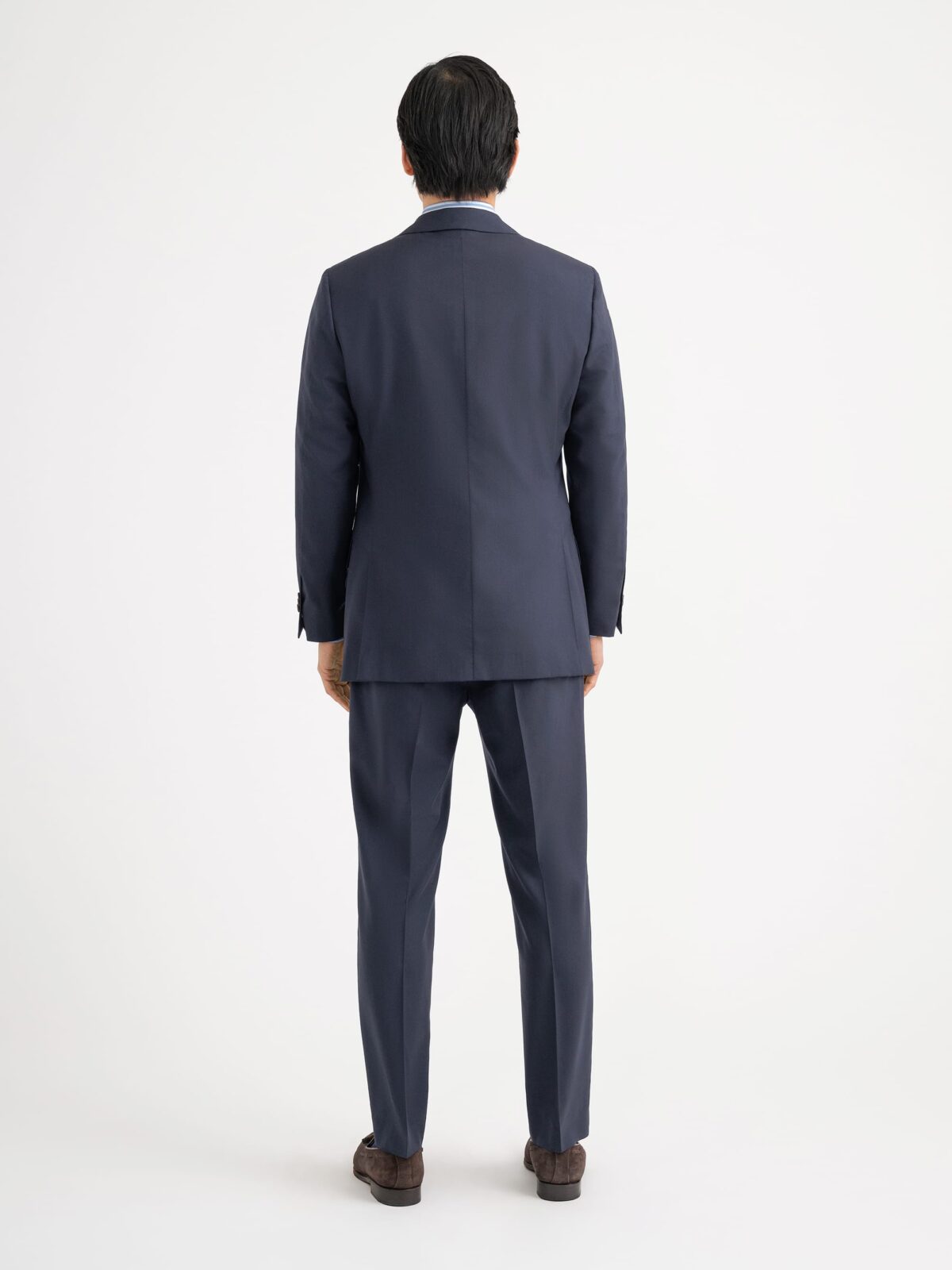 Drago Navy S130s Tropical Wool Allen Suit