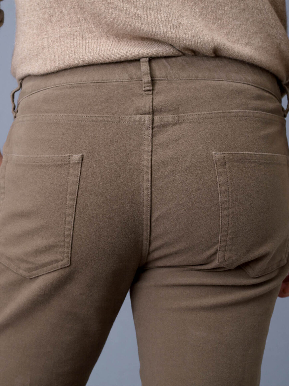 Sullivan Taupe Moleskin 5 Pocket Pant