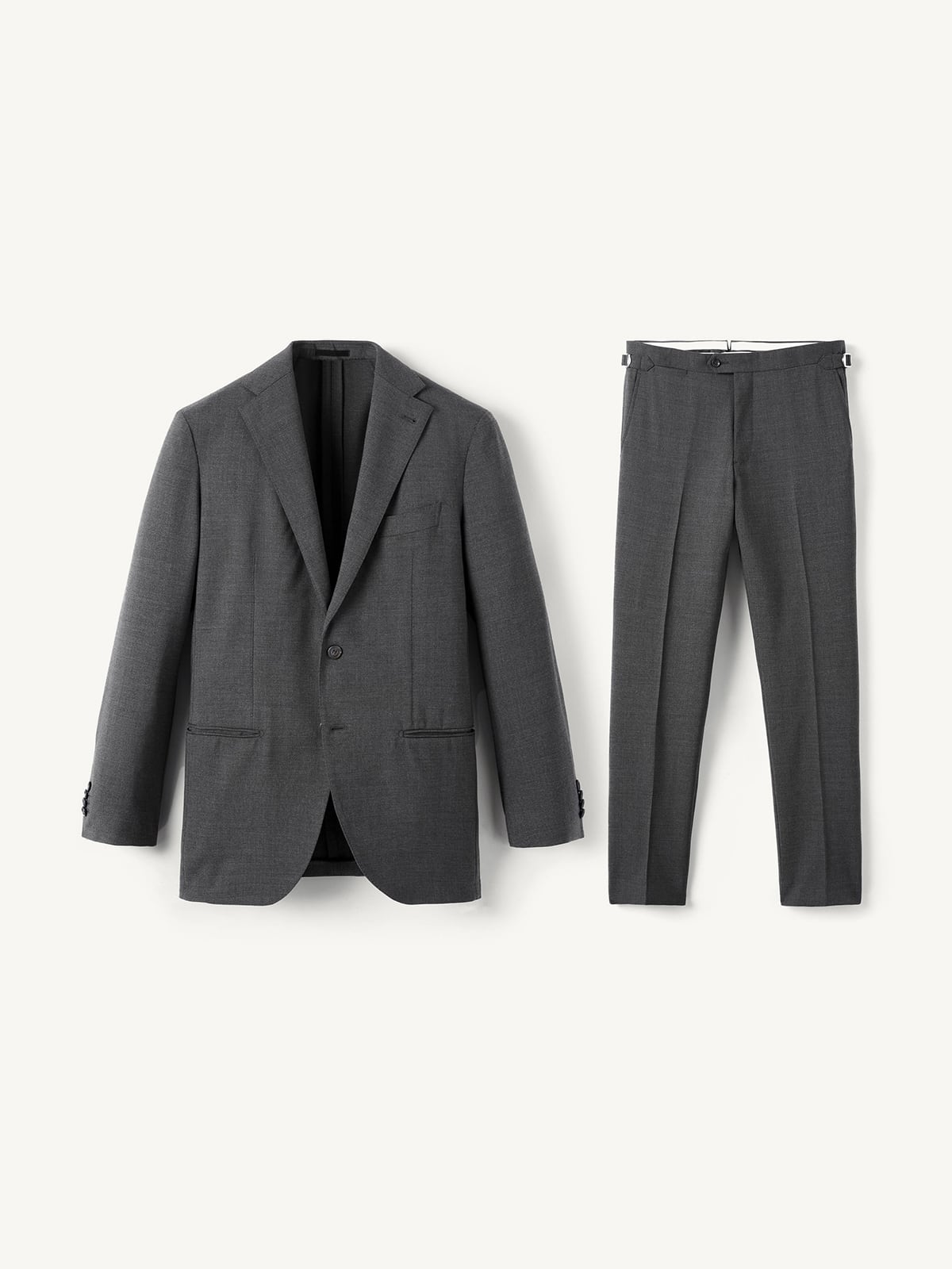 Dark Grey Traveler Suit - Custom Fit Tailored Clothing
