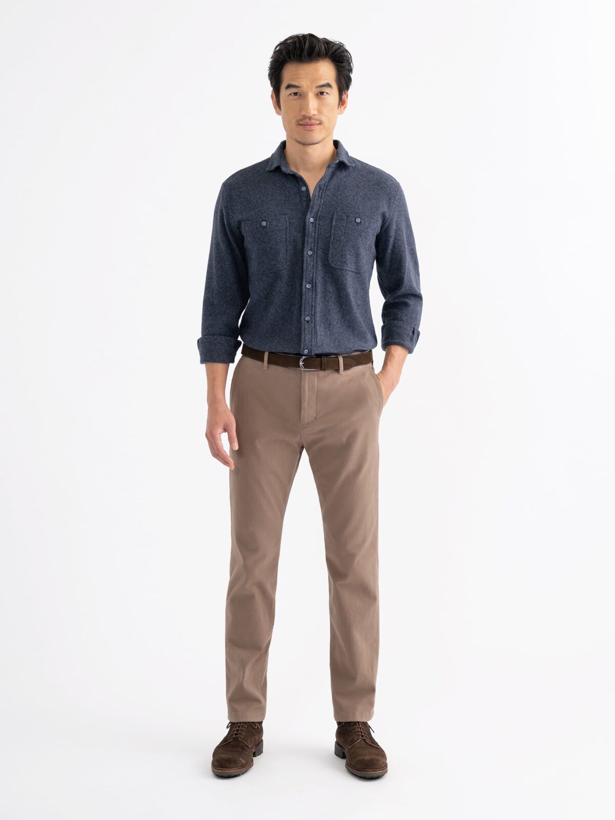 Modern Chino Trouser in Mocha