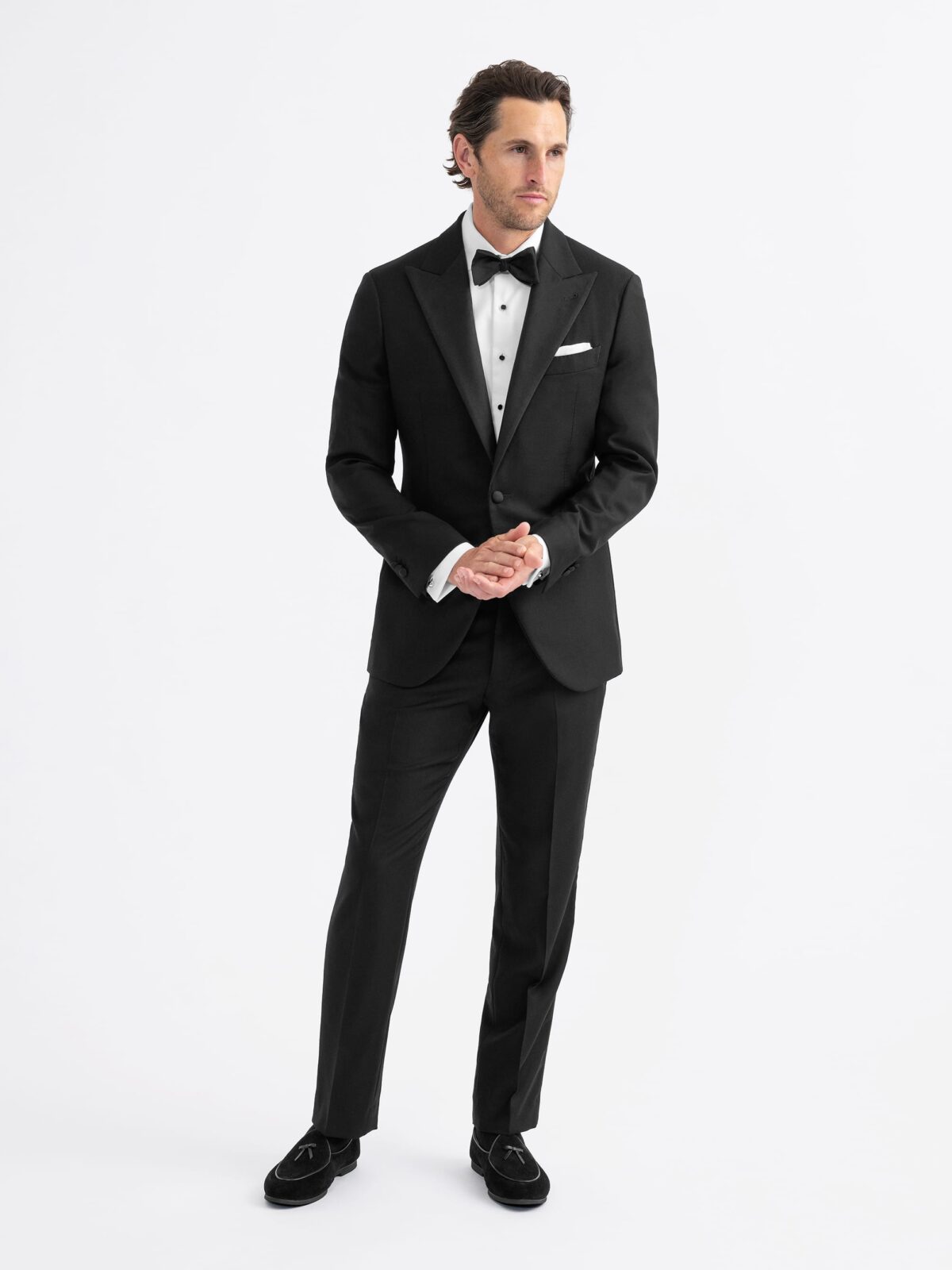 Peak Lapel VBC Allen Tuxedo Jacket - Custom Fit Tailored Clothing