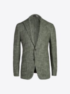 Shop Waverly Sage Slub Wool Blend Jacket