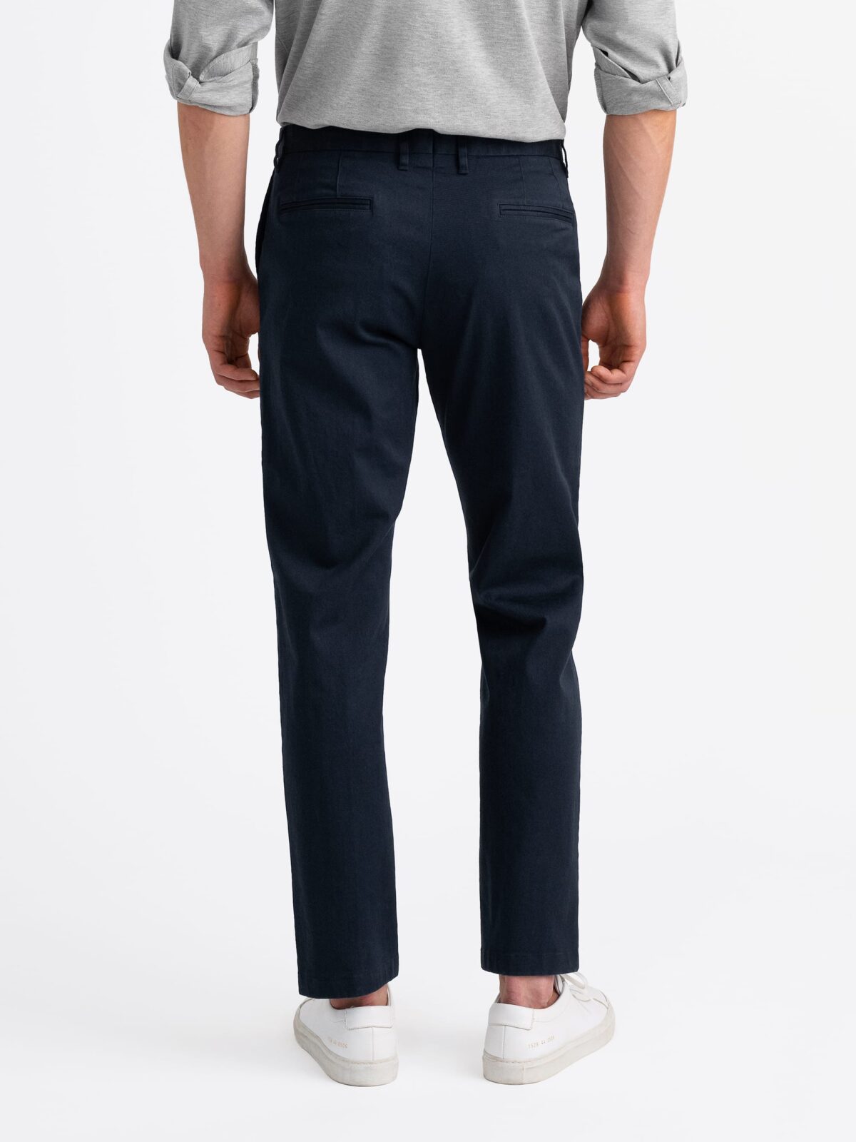 Di Sondrio Navy Stretch Cotton Chino - Custom Fit Pants