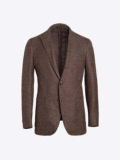 Shop Bedford Tobacco Wool Blend Hopsack Jacket
