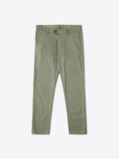 Shop Venezia Fatigue Stretch Cotton and Linen Herringbone Chino