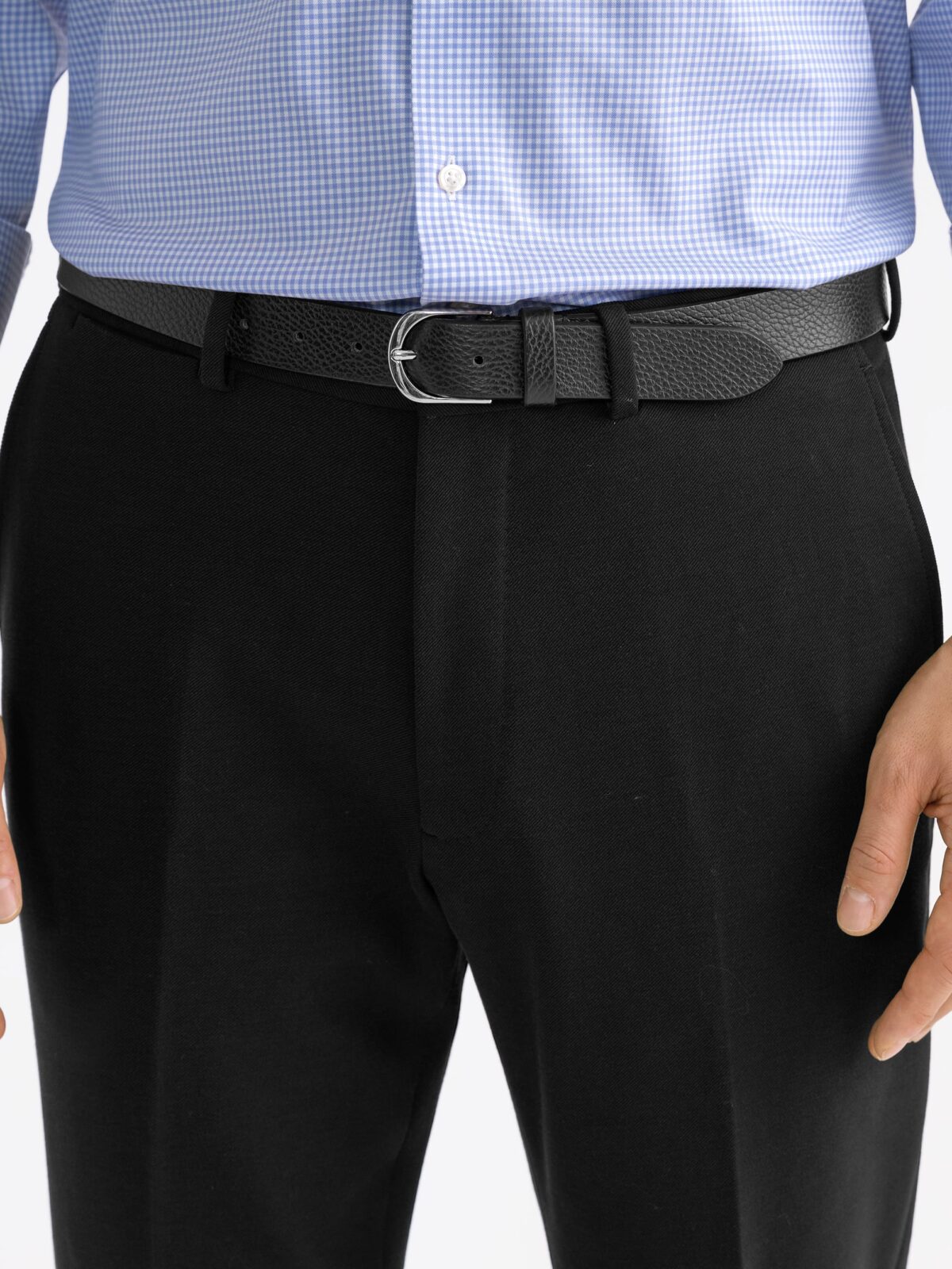 Japanese Black Performance Knit Dress Pant - Custom Fit Tailored Clothing Japanese Black Performance Knit Dress Pant - Custom Fit Tailored Clothing