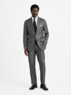 Loro Piana Fabric Grey S170s Wool and Silk Mercer Suit - Custom