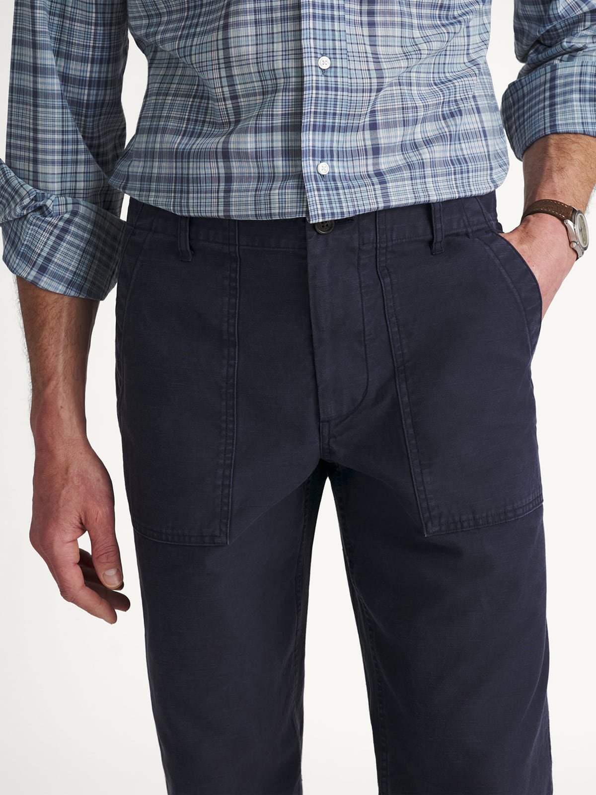 パンツ BROCHURE STRONG FATIGUE PANTS NAVY M BROCHURE STRONG FATIGUE PANTS NAVY M