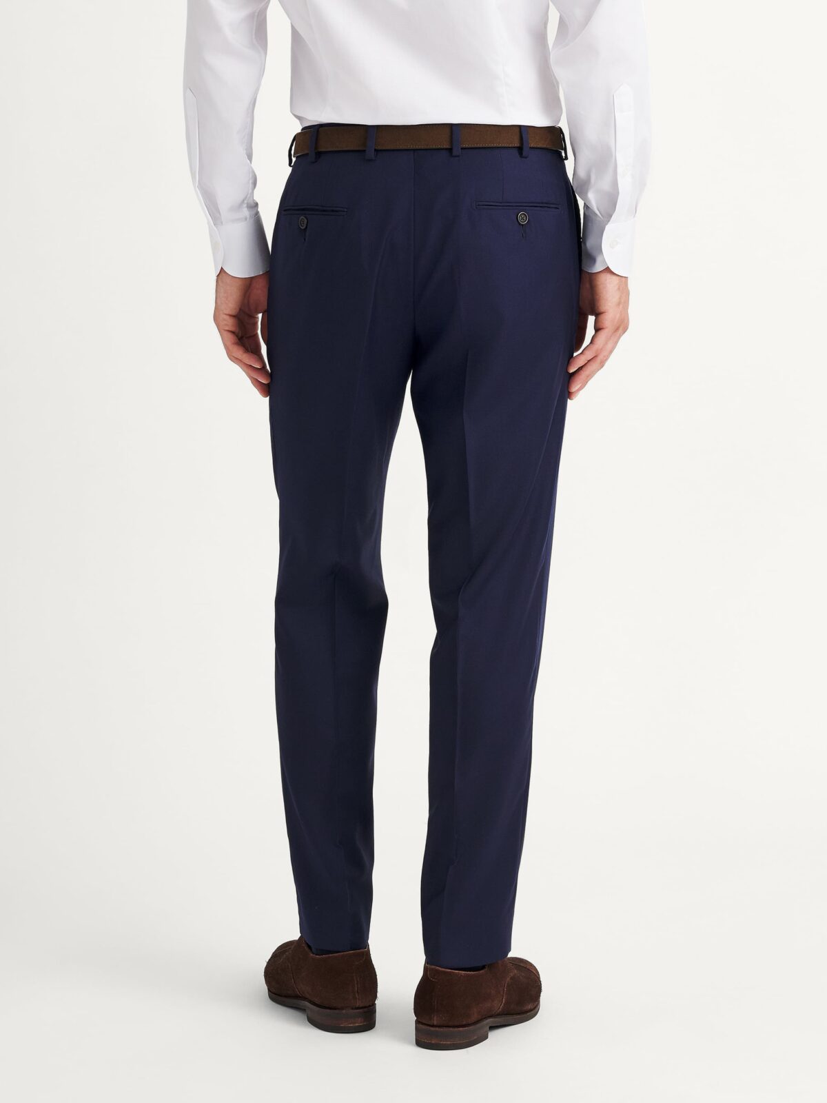 blue dress trousers Intense Pick & Pick Pants 97% super Air Force Blue Prince of
