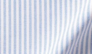 Shop Light Blue Thin Stripe Heavy Oxford Cloth