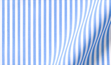 Shop 140s Light Blue Wrinkle-Resistant Bengal Stripe
