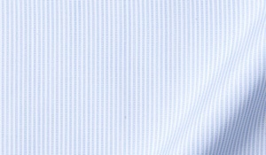 Shop Thomas Mason Light Blue End-on-End Stripe