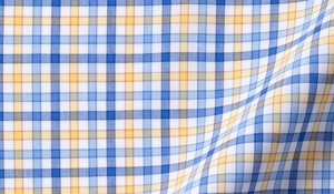 Shop Thomas Mason Yellow Blue Check