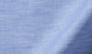 Shop Canclini Blue Cotton Linen Oxford