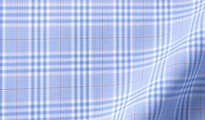Shop Carmine Sky Blue Prince of Wales Check