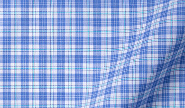 Shop Jones Light Blue and Aqua Check