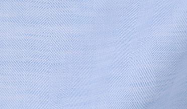 Shop Portuguese Light Blue Cotton Linen Herringbone