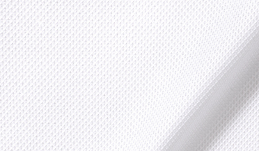 Fabric swatch of Portuguese White Airtex Fabric