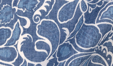 Shop Nijima Blue Chambray Floral Print