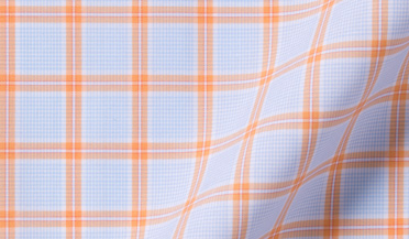 Shop Suffolk Light Blue and Orange Check