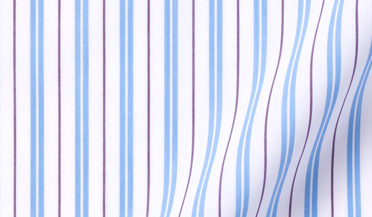 Shop Canclini Blue Alternating Stripe