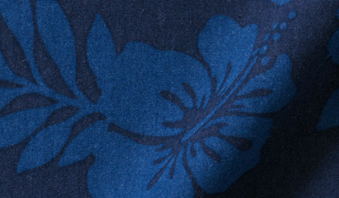 Shop Japanese Navy Tonal Aloha Floral