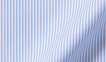 Shop Thomas Mason Wrinkle-Resistant Light Blue Stripe