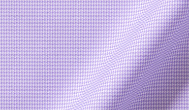 Fabric swatch of Mayfair Wrinkle-Resistant Lavender Houndstooth Fabric