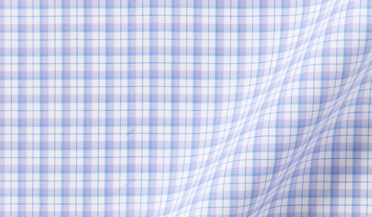 Shop Trento Lavender and Blue Small Check
