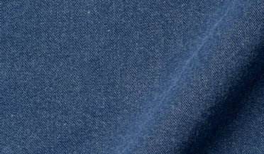 Fabric swatch of Albiate Washed Slate Blue 60s Denim Fabric