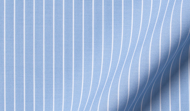 Shop Stanton 120s Light Blue Reverse Stripe