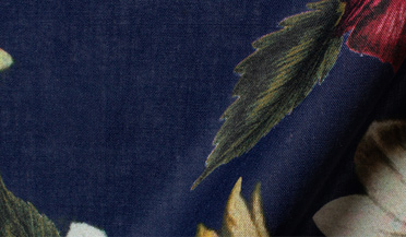 Shop Albiate Navy Large Floral Print