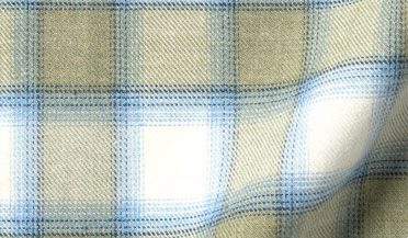 Shop Portuguese Sage and Off White Plaid Flannel