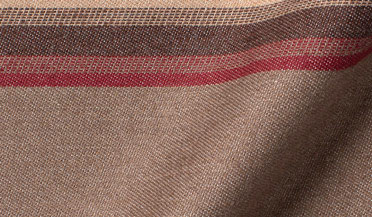 Shop Taupe Red and White Southwest Stripe