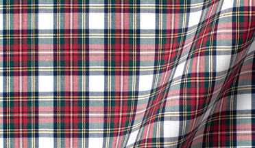 Shop Lorimer Red White and Yellow Small Tartan
