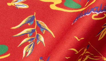 Shop Albiate Red and Yellow Aloha Print