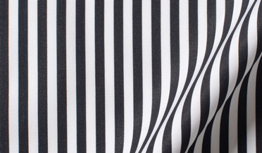 Shop Thomas Mason Luxury Black and White Stripe