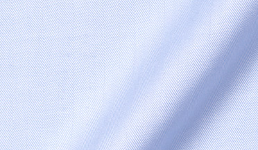 Shop Non-Iron Light Blue Herringbone