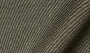 Shop Albiate Washed Olive Cotton and Linen Denim