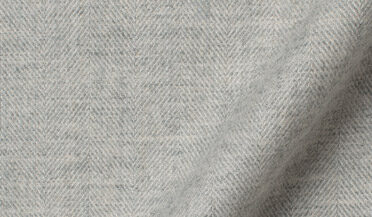 Fabric swatch of Canclini Pale Grey Herringbone Beacon Flannel Fabric