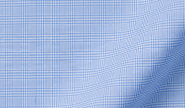 Shop Waverly Light Blue 120s Small Prince of Wales Check