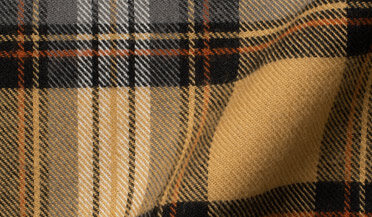 Shop Japanese Gold Multi Color Plaid Flannel